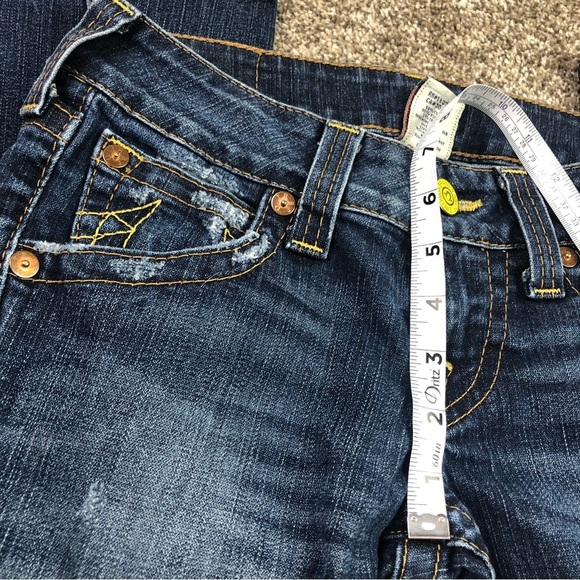 True Religion Women’s Twist Leg Flare Jeans Size 26 - Picture 14 of 15